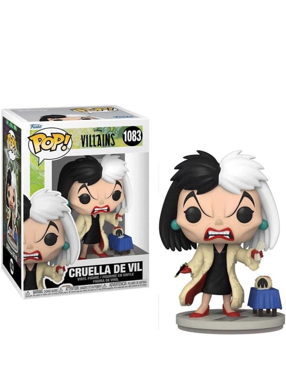 Funko Pop Disney Villains Cruella De Vil 1083 New In Box